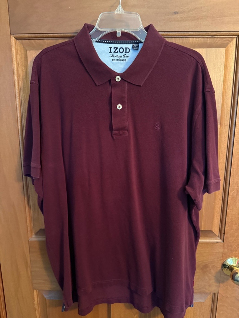 IZOD Men’s Maroon Heritage Polo Shirt